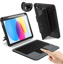 Bluetooth Keyboard Case with Trackpad for iPad 10th Gen